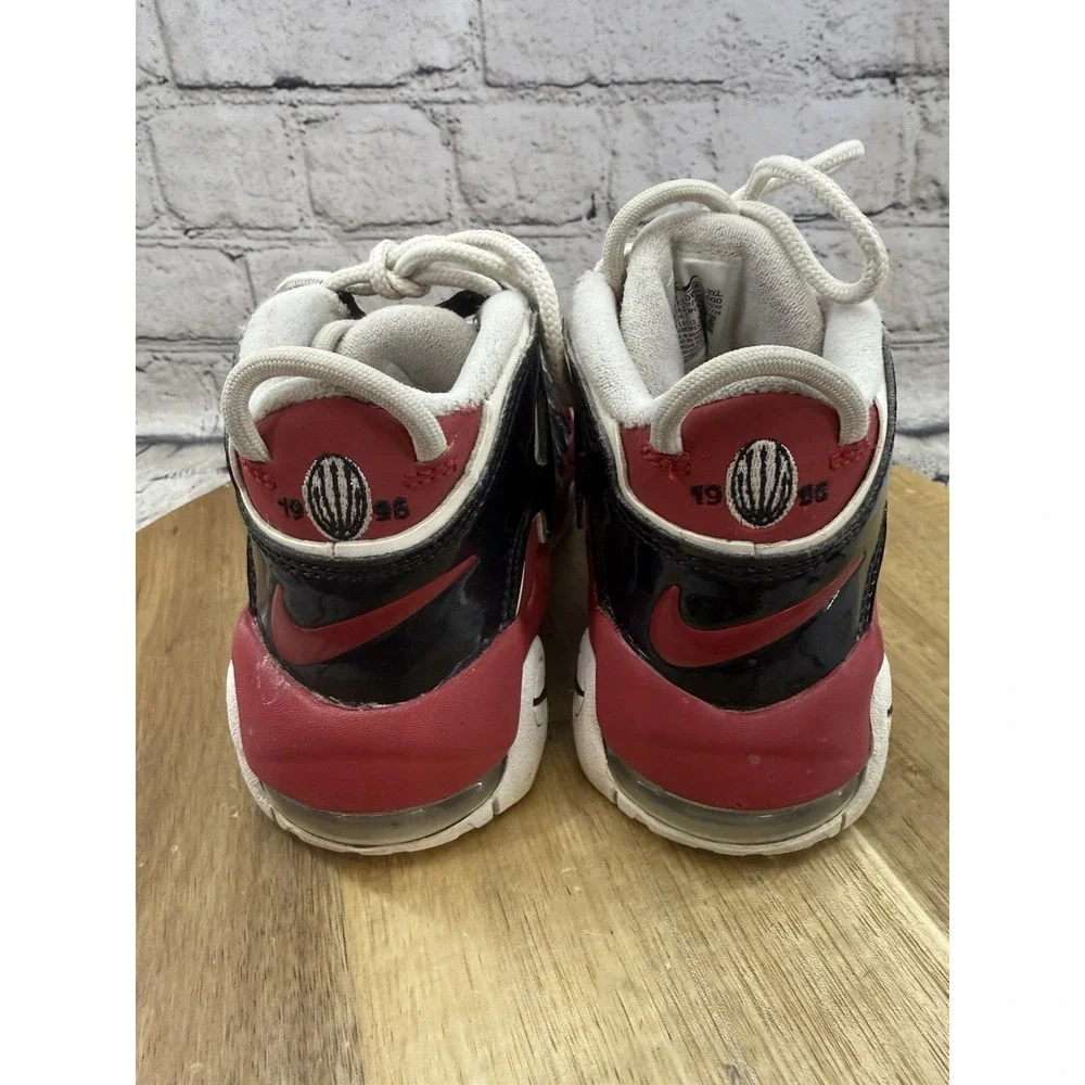 Nike Air More Uptempo  Bulls' Varsity Red/White/Black DB2874-600 Kid's‎ US 10.5C